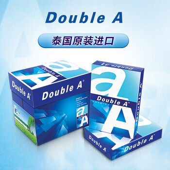 Double A  80g A4 复印纸 500张/包  5包/箱(2500张) Double A  80g A4 复印纸 500张/包  5包/箱(2500张)