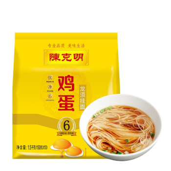 陈克明陈克明面条鸡蛋龙须挂面150g10包