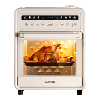 苏泊尔（SUPOR）20L家用风炉电烤箱 微蒸汽烤炸热风循环发酵一体机一键烘干广域温控 OD20AK812