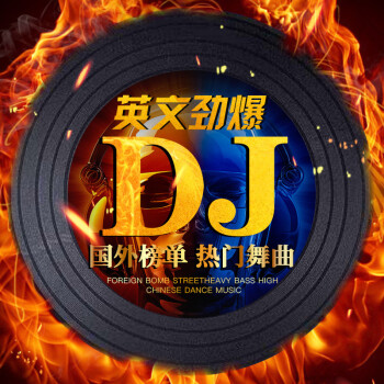 车载cd碟片重低音英文dj酒吧劲爆嗨曲汽车音乐黑胶光盘炸街舞曲
