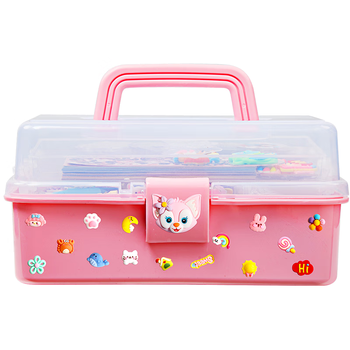 【全网低价】猫太子 奶油胶手账咕卡套装儿童玩具女孩diy材料过家家贴纸画流沙咕卡砖学生毕业礼物礼盒6-10岁