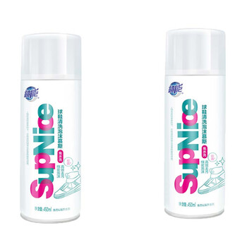 超能SupNice球鞋清洗泡沫慕斯抑菌免水洗 450ml*2瓶