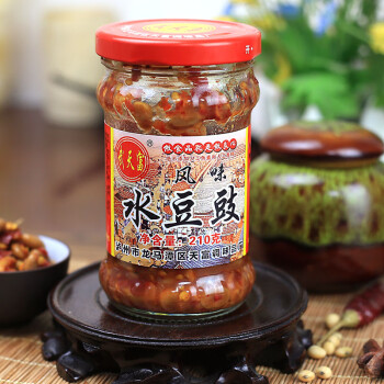 关注店铺联系客服中国特产·泸县馆武天富风味水豆豉麻辣水豆豉210g
