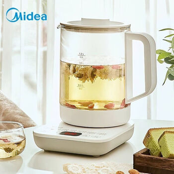 美的（Midea）养生壶1.2;多功能家用全自动煎药壶煮茶壶热水壶花茶