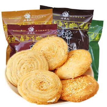 梓潼酥饼正宗四川绵阳特色适合老人吃的特色心七曲山梓潼酥饼50g8袋