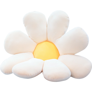 艾薇花朵抱枕沙发靠垫床头靠枕飘窗床上腰靠汽车花瓣坐垫小雏菊60*60