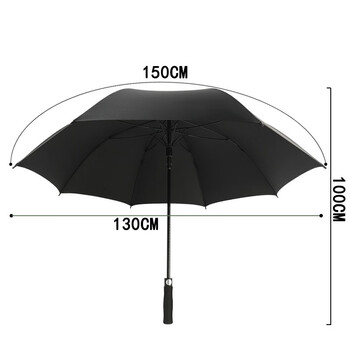 比鹤迖 BHD-11156 商务直杆雨伞可定制 30寸8骨/黑色 1把