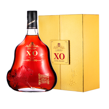 酒庄直供法国原瓶进口路易十四白兰地xo级别洋酒烈酒700ml誉冕礼盒装