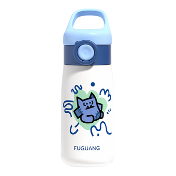 富光儿童保温杯壶男女吸管316L杯子宝宝喝水杯便携上学水杯小学生孕妇