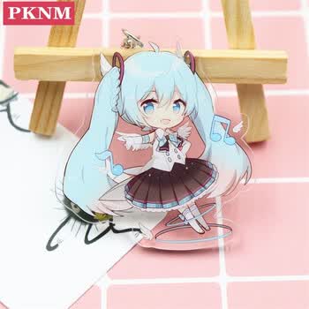 初音未来钥匙扣动漫周边初音未来挂件钥匙扣书包挂件新痛包挂饰雪初音