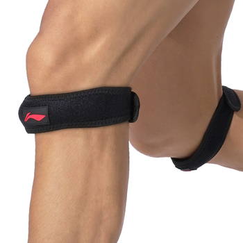 李宁髌骨带跑步运动健身加压固定护运动护膝关节护具单只装L