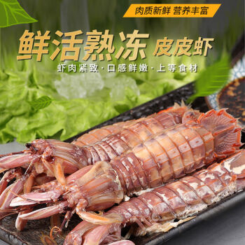 皮皮虾鲜活超大号虾爬子批发海鲜海虾新鲜蒸冻椒盐全母带膏皮皮虾特大