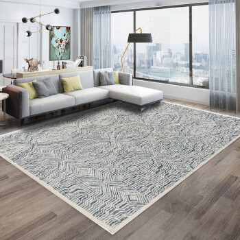 优立地毯印度进口手工羊毛手工编织现代简约轻奢简欧意式客厅卧室地毯
