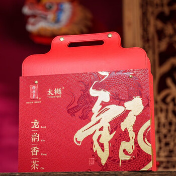 绿雪芽x太樾 龙韵香茶提盒装 白茶茶叶 36g*2