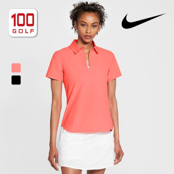 nike golf耐克高尔夫服装女装短袖t恤21夏季新品舒适弹力翻领运动polo