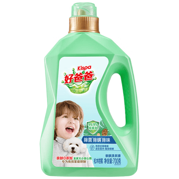 好爸爸（Kispa）除菌除螨除味洗衣液 1.4斤 持久留香 婴孕儿童洗衣可用 