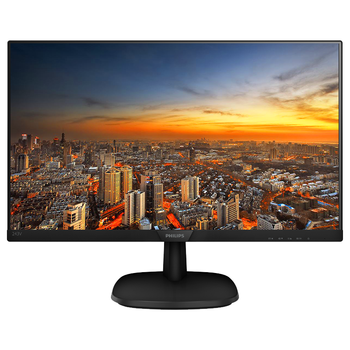 飞利浦 23.8英寸LGD-IPS FHD75Hz TUV认证低蓝光VGA/DVI/HDMI 网课办公显示器 商务电脑显示屏 243V7QDSB