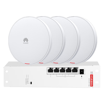 华为全屋WiFi6套装2吸顶AP面板+4双网口86面板AP+8口路由交换一体机 1800M无线AP千兆路由器AC+AP套装