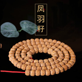 时乾印尼凤羽金刚一代盘龙五瓣小金刚菩提子108颗籽藏式手串头货凤羽