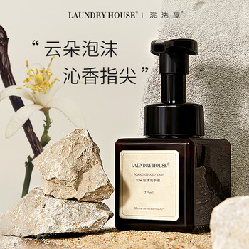 浣洗屋(Laundry House) 洗手液泡沫清洁温和香氛家庭橙花香洗手液225ML