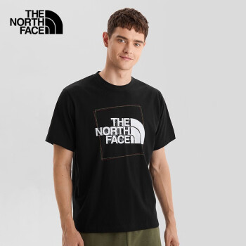 thenorthface北面短袖t恤男22春夏户外舒适休闲棉质印花半袖5k14jk3