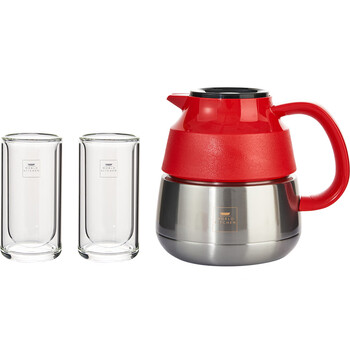 WORLD KITCHEN 康宁温显焖茶杯壶三件组 1.5L大容量 304不锈钢 WK-WXMC3/KZ/JY