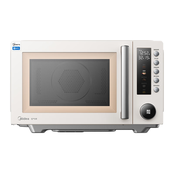 美的（Midea）空气炸微波炉烤箱一体机无油低脂大功率8合一APP智能变频不锈钢内胆23L（PC23F5W）