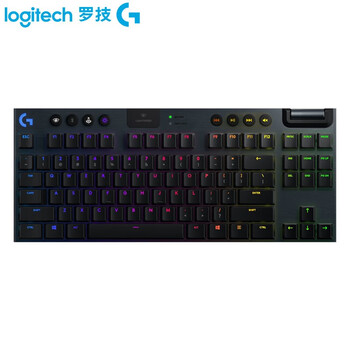 罗技（Logitech）G913 TKL 机械背光键盘无线蓝牙双模式电竞游戏键盘 便携紧凑GL T轴（类茶轴）黑色