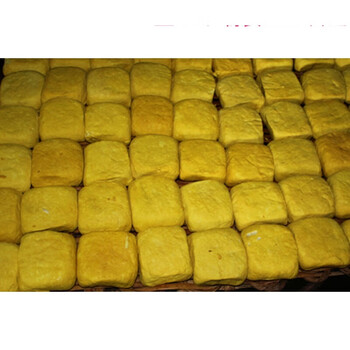 云南宣威特产黄豆腐 云南十八怪姜黄豆腐拴着卖手工 20块约900克 黄