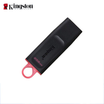 金士顿（Kingston）256GB USB3.2 Gen 1 U盘 DTX 防丢帽 时尚设计 轻巧便携