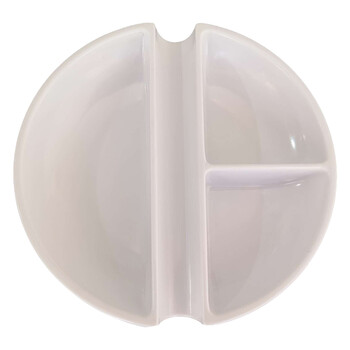 芬尚 多功能仿瓷调色盘调墨碟 国画水粉水彩调色用 学生毛笔书法文房用品可搁笔调浓淡墨