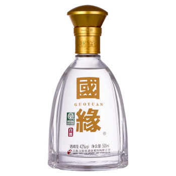 今世缘 国缘 对开 2开 双开42度 500ml/瓶 柔雅型白酒 单瓶