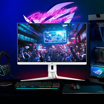 华硕ROG PG27UQR-W超神27英寸4K144Hz电竞显示器160Hz刷新率FastIPS HDR600 G-SYNC神光同步HDMI2.1 华硕ROG PG27UQR-W超神27英寸4K144Hz电竞显示器160Hz刷新率FastIPS HDR600 G-SYNC神光同步HDMI2.1