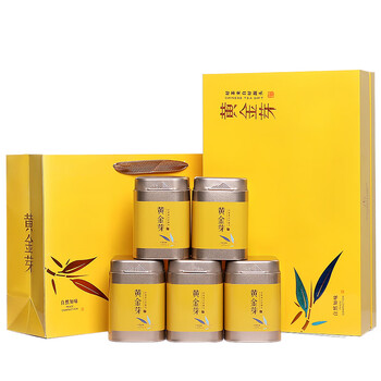 新旭堂茶叶绿茶安吉黄金芽白茶礼盒装明前春茶2026新茶特级节日送礼250g