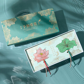 TaTanice 书签 金属书签伴手礼古风书页夹文创书签文具送老师同学生日礼物予独爱莲