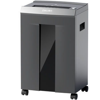 得力德标6级高保密商用办公家用碎纸机  60分钟长时间文件粉碎机 可碎卡碎光盘 30L大容量纸桶9959