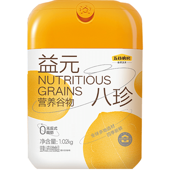 五谷磨房养胃益元八珍粉黑芝麻核桃粉五谷粉营养早餐代餐粉1020g