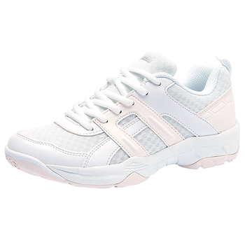 川崎（KAWASAKI）羽毛球鞋男款女士稳定耐磨减震透气运动鞋专业比赛训练羽鞋K-073D 高性价比款白粉 39 