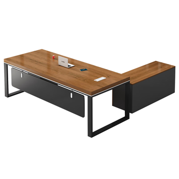 圣黎简约现代单人老板桌大班台主管经理办公桌椅组合1.6*0.8米单桌