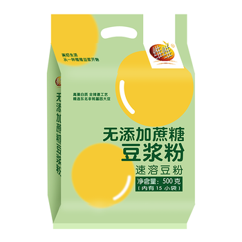 维维无添加蔗糖豆浆粉500g/袋营养早餐速溶即食冲饮代餐非转基因大豆