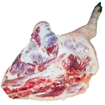 甘肃农家散养土猪肉黑猪肉整只猪前腿带猪蹄后腿腿肉前腿肉5斤