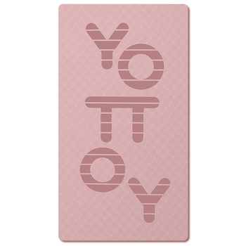 yottoy瑜伽垫健身垫加厚加宽加长防滑200*100cm男女运动训练垫子8mm