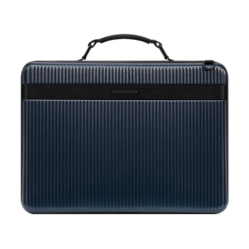 新秀丽（Samsonite）手提电脑包流金箱15.6英寸硬壳商务单肩公文包环保材质 HH5蓝色 