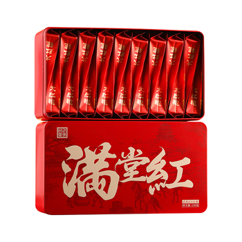 武夷山大红袍中谷茶业乌龙茶满堂红武夷岩茶正岩大红袍一级150g中火盒装茶叶