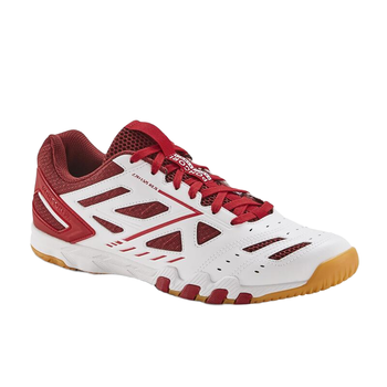 迪卡侬运动鞋乒乓球运动鞋训练缓震IVE3复古暗红_红白拼色40-4053070