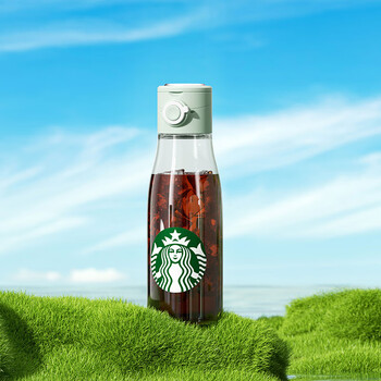 星巴克（Starbucks）经典女神款薄荷绿手提运动弹跳杯 11149164