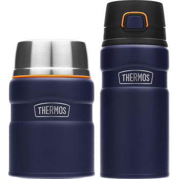 THERMOS焖烧杯520ml保温汤壶316钢保温饭盒保温桶宽口水杯TSK2-520S NVB