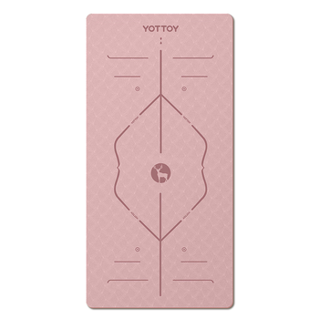 yottoy瑜伽垫 健身垫TPE防滑加厚加宽185*80cm初学者男女舞蹈地垫子家用