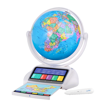 北斗智能点读语音3D立体AR地球仪教师学生用六一儿童玩具节男女孩毕业生日开学礼物文具摆件G2389AR