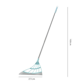 黑科技魔术扫把套装不沾头发扫帚扫地笤帚簸箕扫水刮水青绿对接魔术